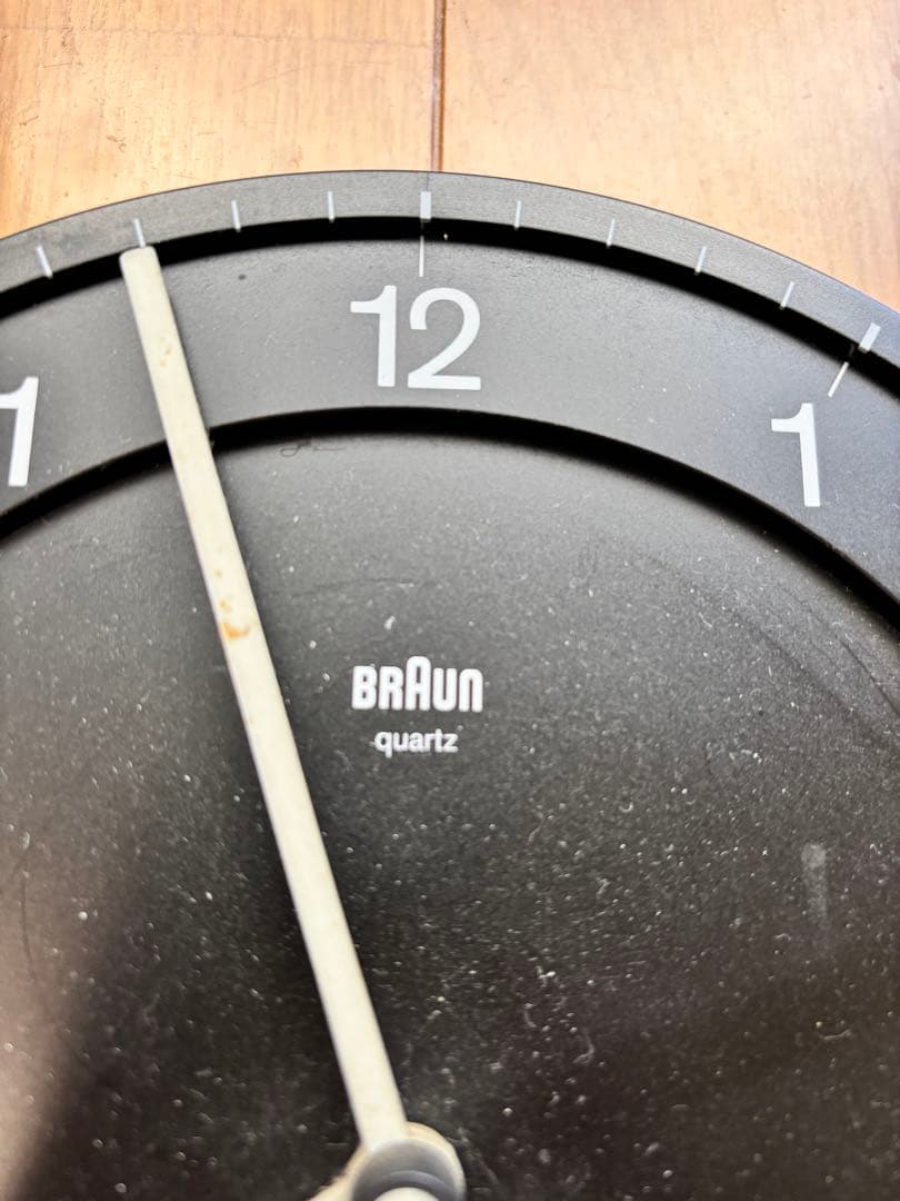 80S オリジナル BRAUN TYPE4861 ウォールクロック　アンティーク