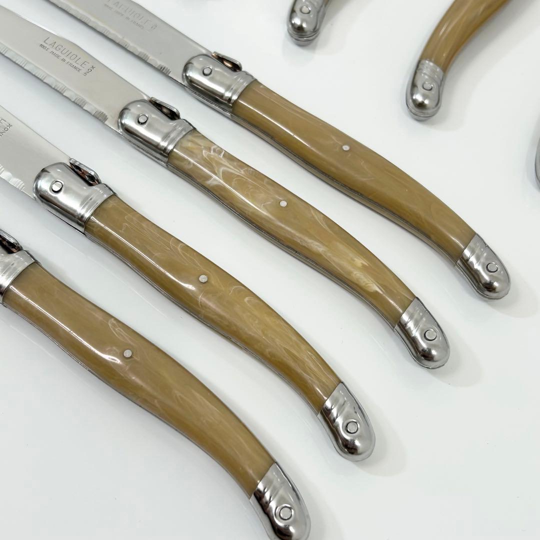 LAGUIOLE ラギオール ライヨール カトラリーセット アイボリー 12本