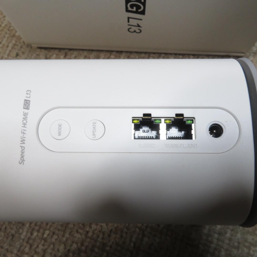 美品　Speed Wi-Fi  5G L13 ZTR02 KDDI判定〇