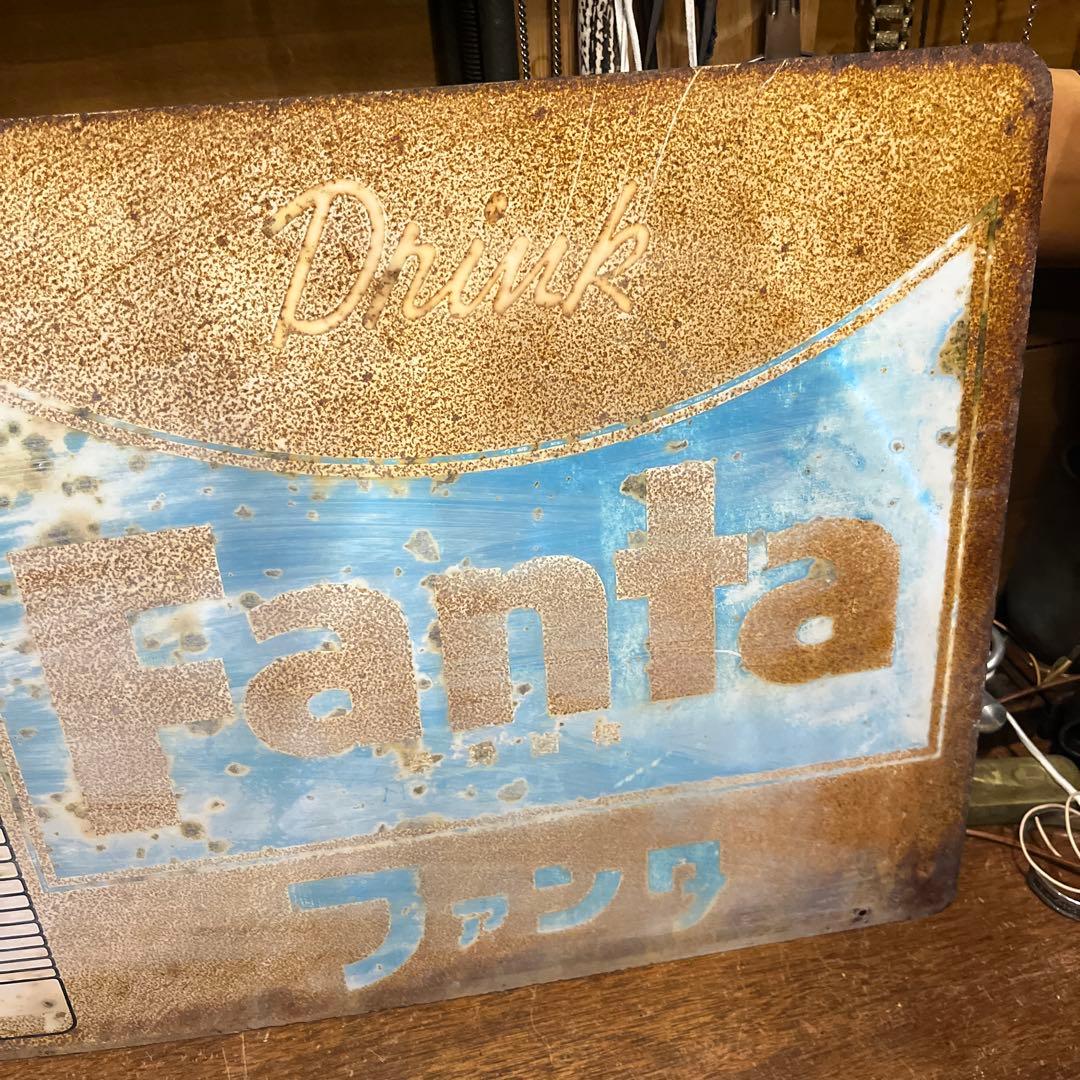 ヴィンテージ　錆び錆びペプシ看板