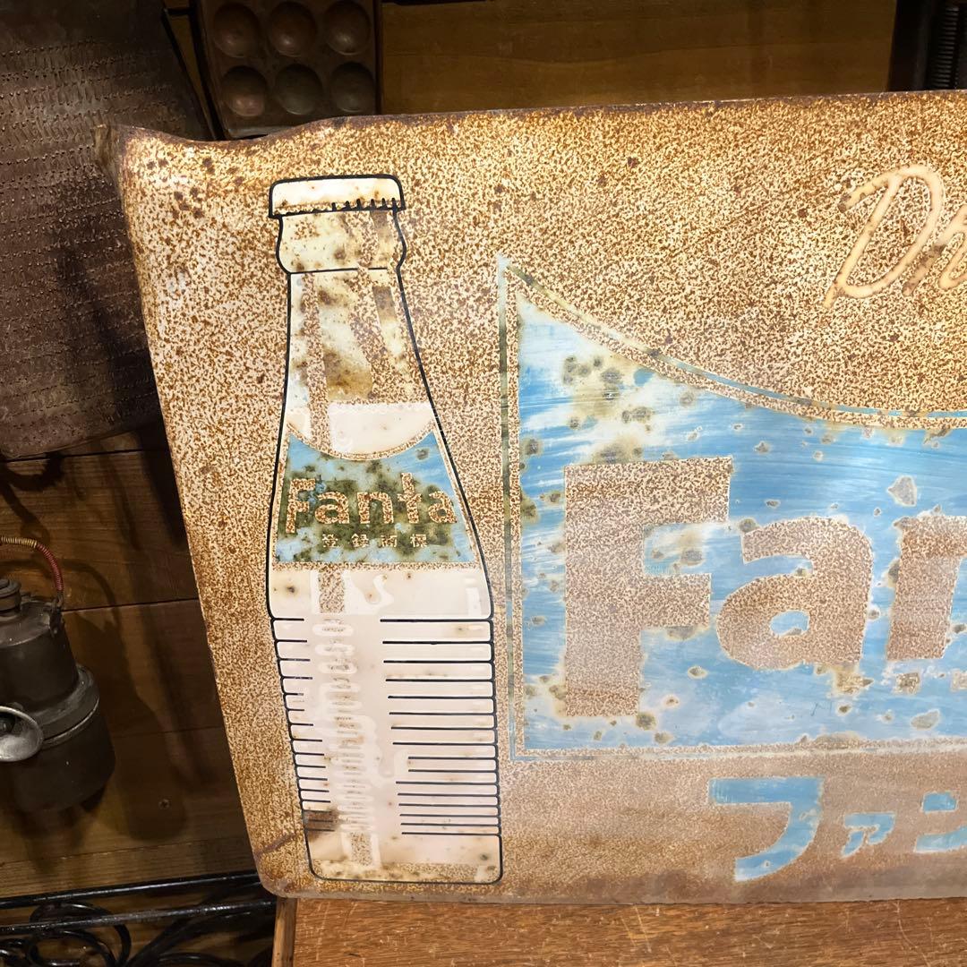 ヴィンテージ　錆び錆びペプシ看板