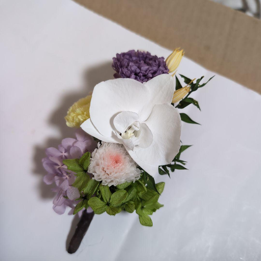 特選仏花　 花器無し 造花無し　特大一対 コンパクト一基 プリザーブドフラワー