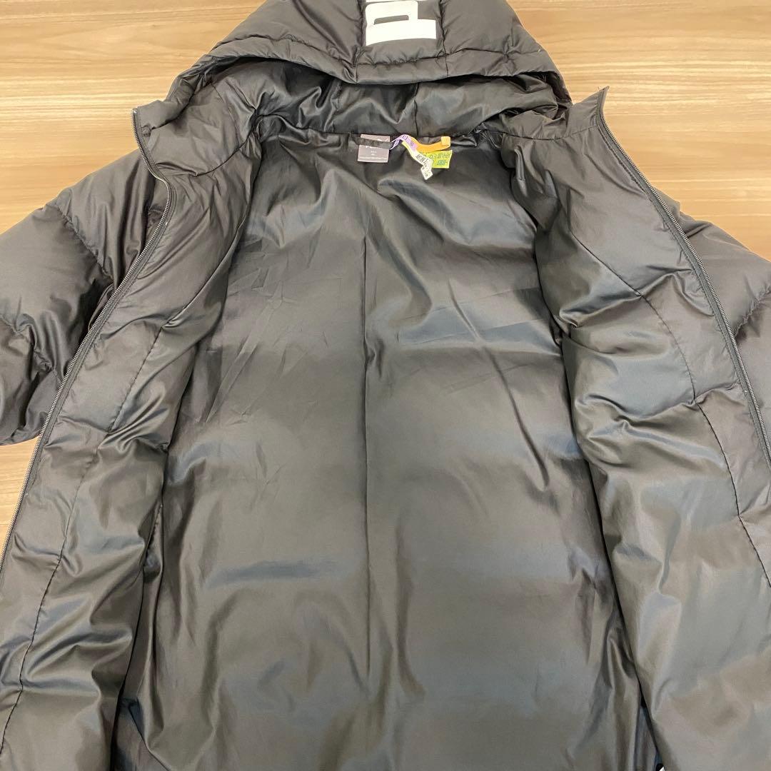 PUMA ミッドダウンコート メンズ 黒 ベンチコート