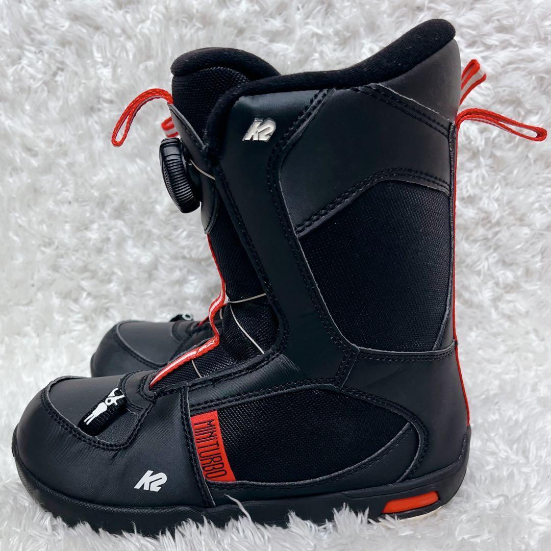 美品　K2 MINI TURBO BOA スノーボードブーツ キッズ用　20cm