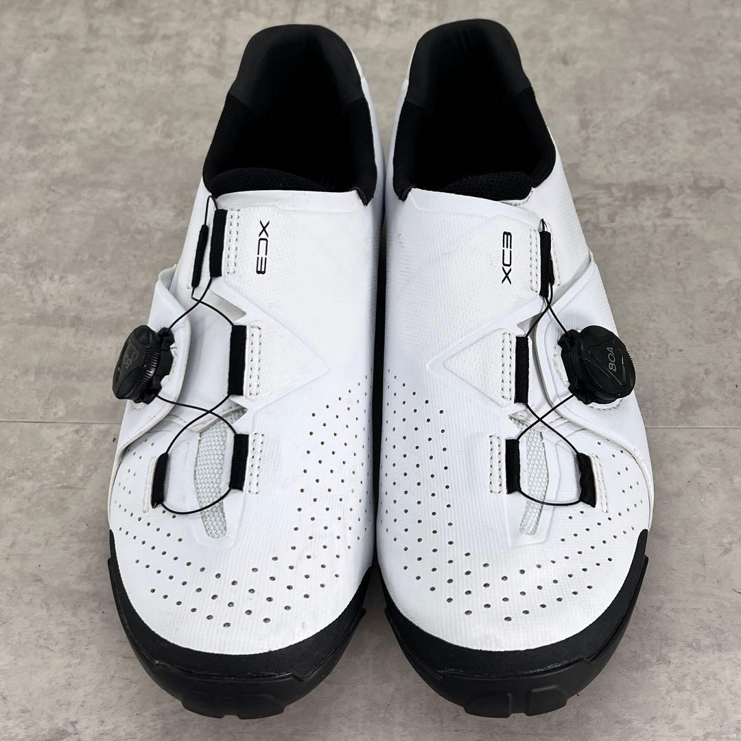 【美品】Shimano XC3 SH-XC300 ホワイト 43(27.2cm)