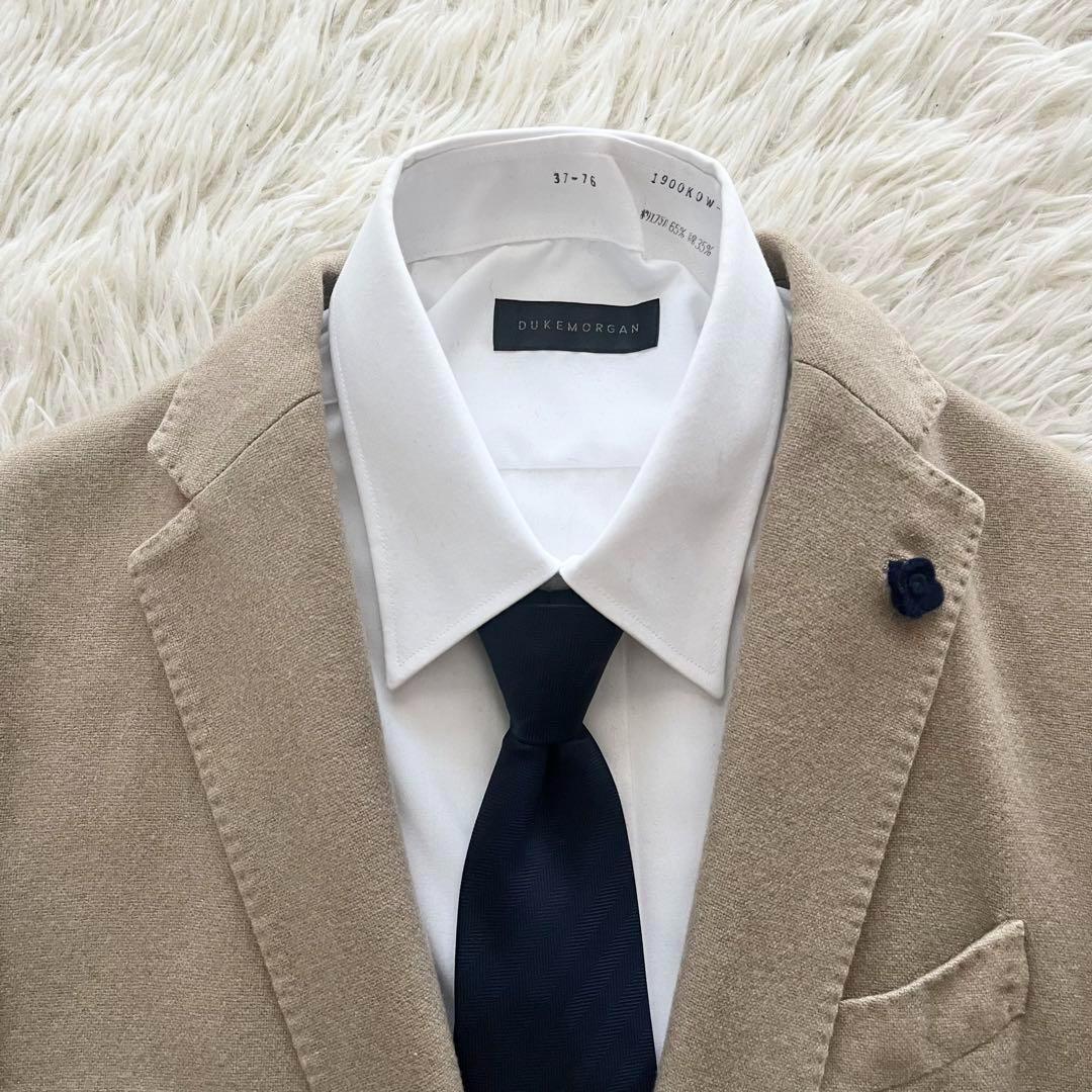 <美品> LARDINI カシミヤ100% ベージュ ジャケット サイズ46