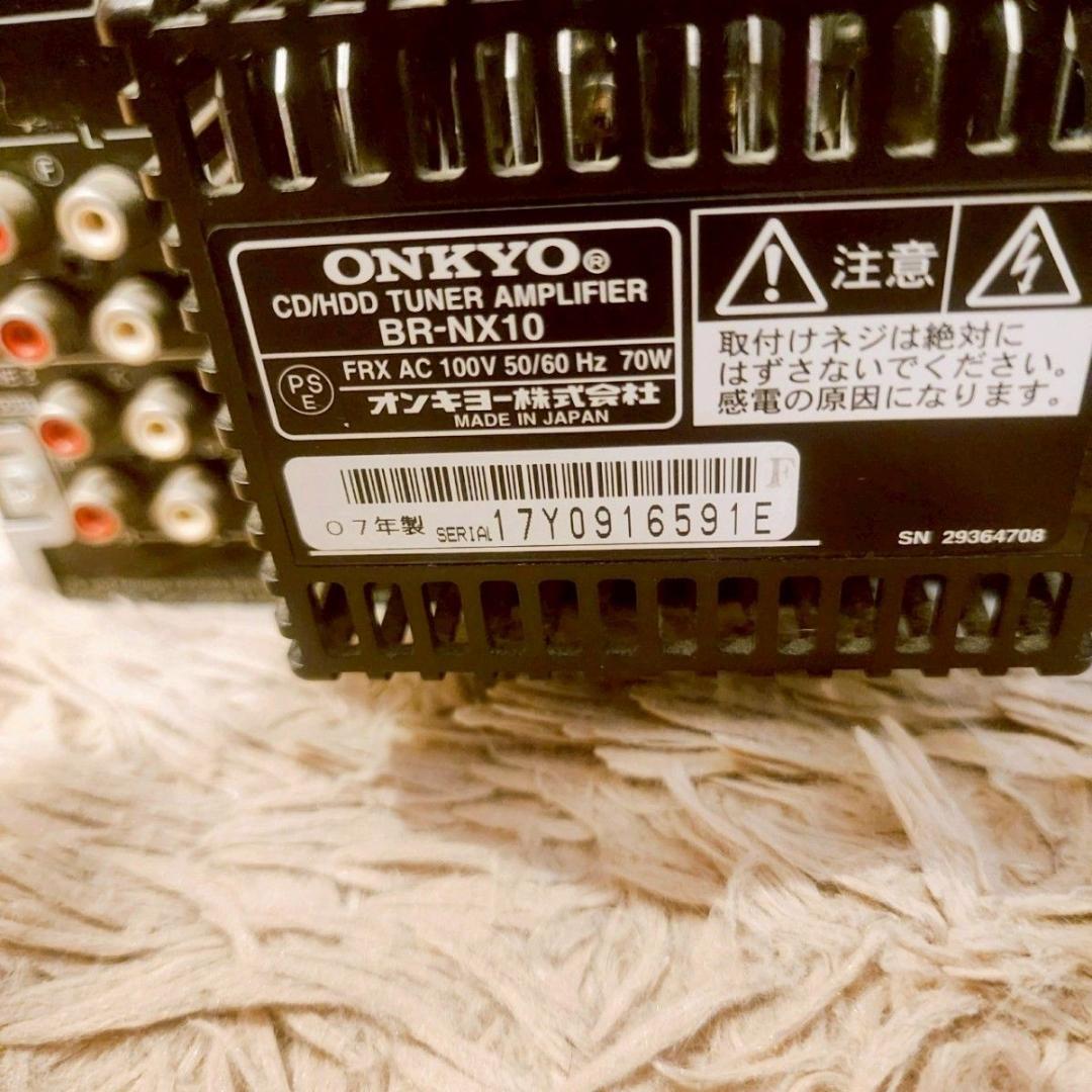 ONKYO BR-NX10A D-NX10 HDD内蔵 オーディオミニコンポ