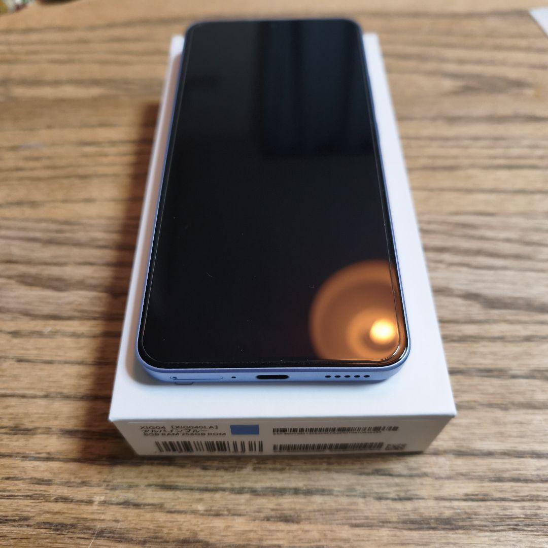 美品 Xiaomi 13T XIG04 アルパインブルー SIMフリー