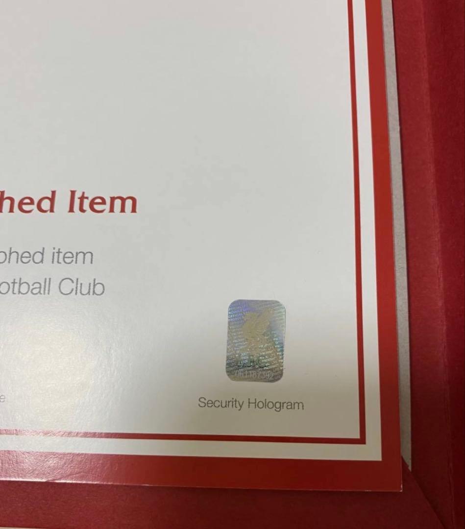 リバプール ワイナルドゥム 実使用 直筆サイン入り ユニフォーム リヴァプール