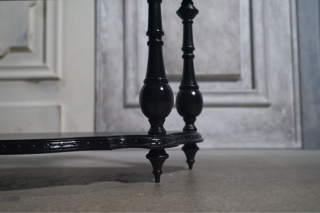 【受注製作】ナポレオンシェルフ装飾あり(ブラック)