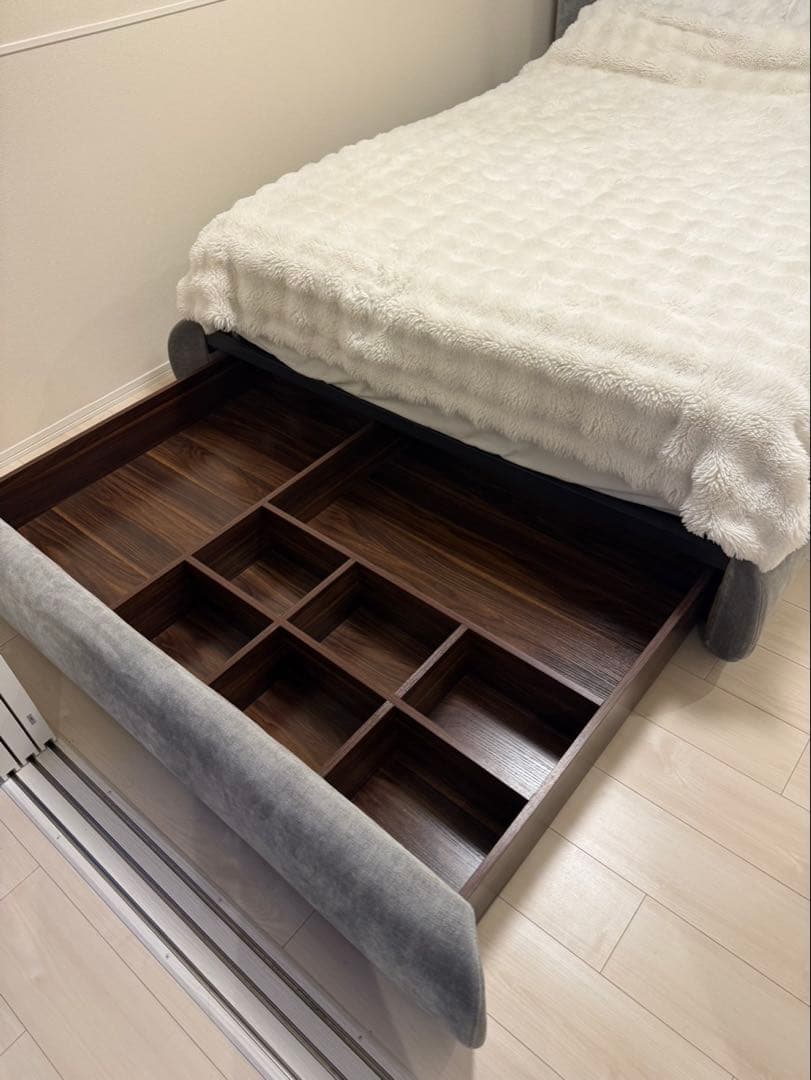 ゆーかりん⭐︎アルモニア ベッドフレームダブル　Marsu（保証期間内）