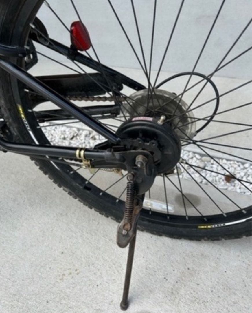クロスバイク 前部バスケット付き
