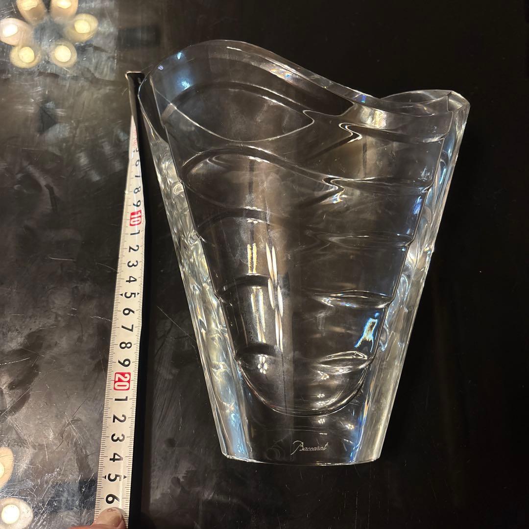 バカラ　フラワーベース　花瓶　オブジェ