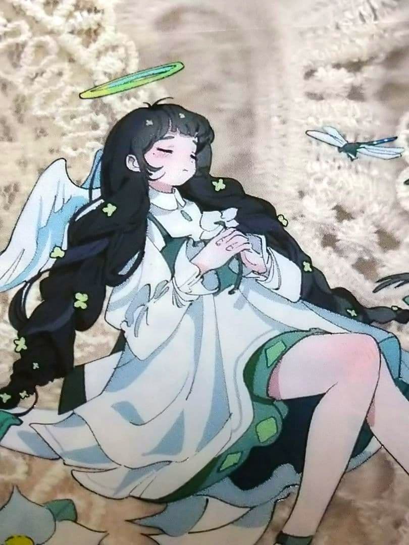 J241＃森林天使之镜(PET)MOODTAPE切り売り海外人物マステ女の子