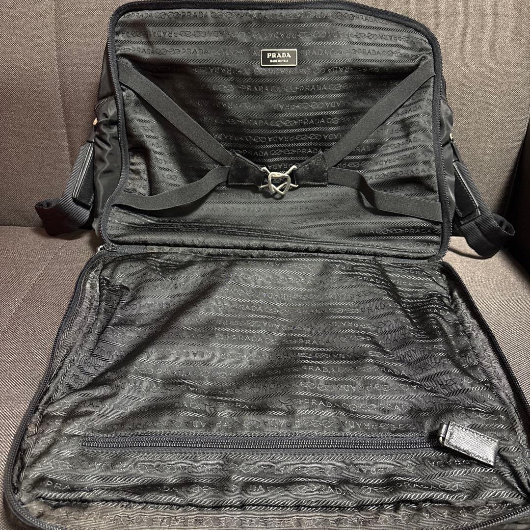 PRADA ブラック ビジネスバッグ　ショルダー付
