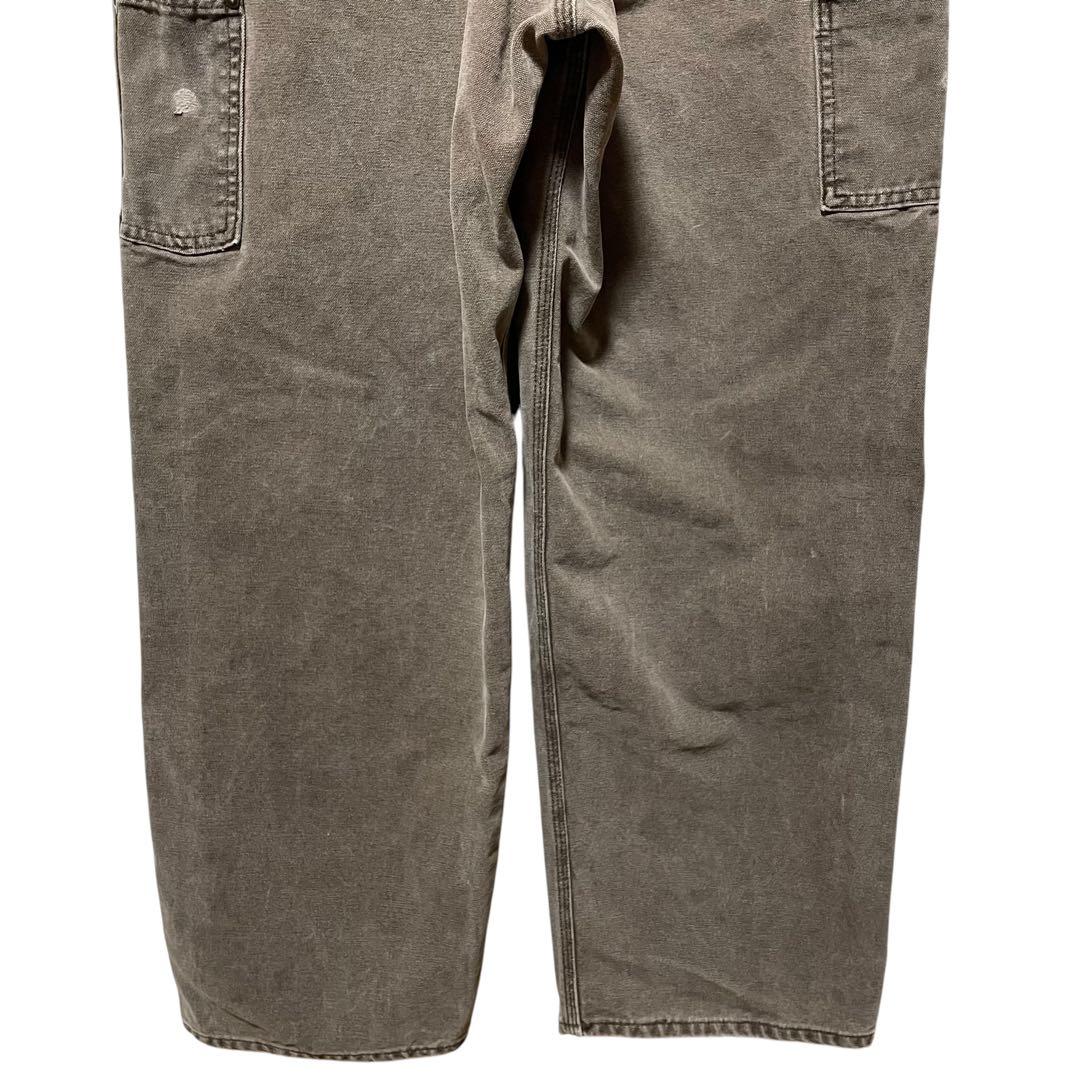 Carhartt カーハート 革ロゴ ダック ダブルニー オーバーオール
