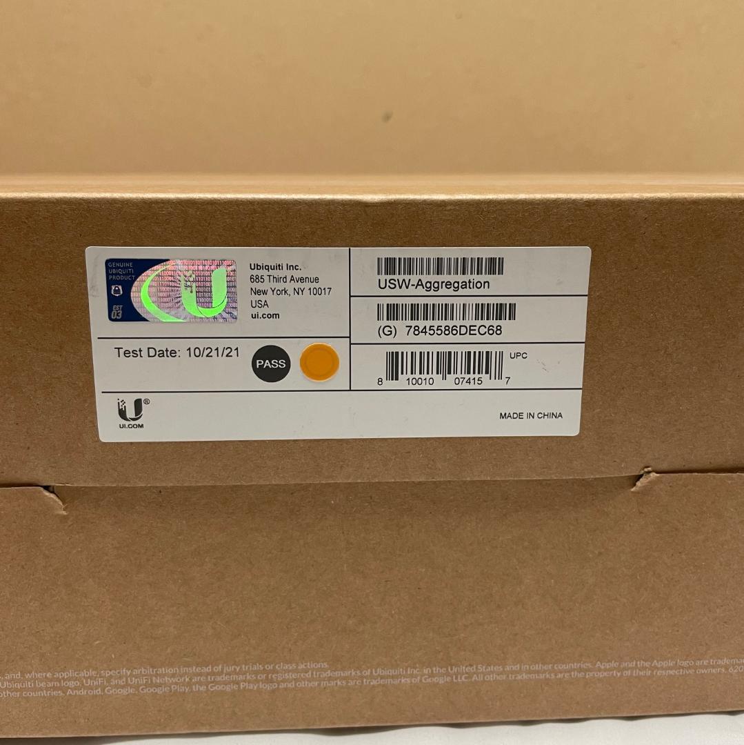 Ubiquiti USW-Aggregation 8ポート SFP+ 10G