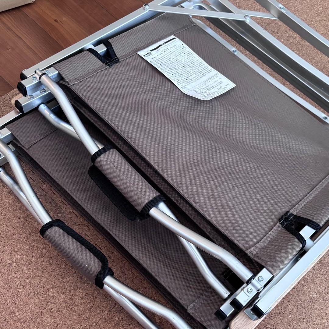 Coleman アウトドアチェア 2脚セット グレージュ