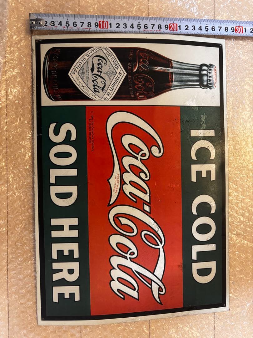 Coca Cola コカコーラ 企業 ビンテージ ラグ マット➕看板➕瓶