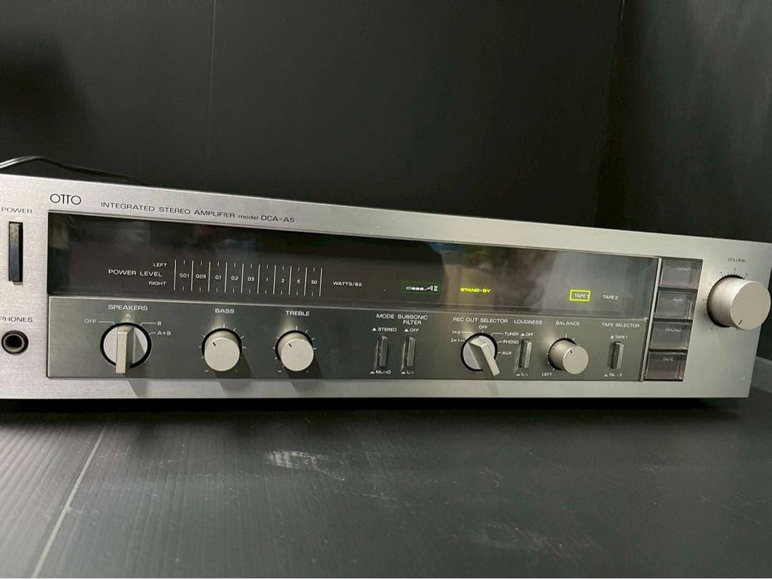 【現状品】OTTO プリメインアンプ DCA-5 ClassAⅡ 通電確認済