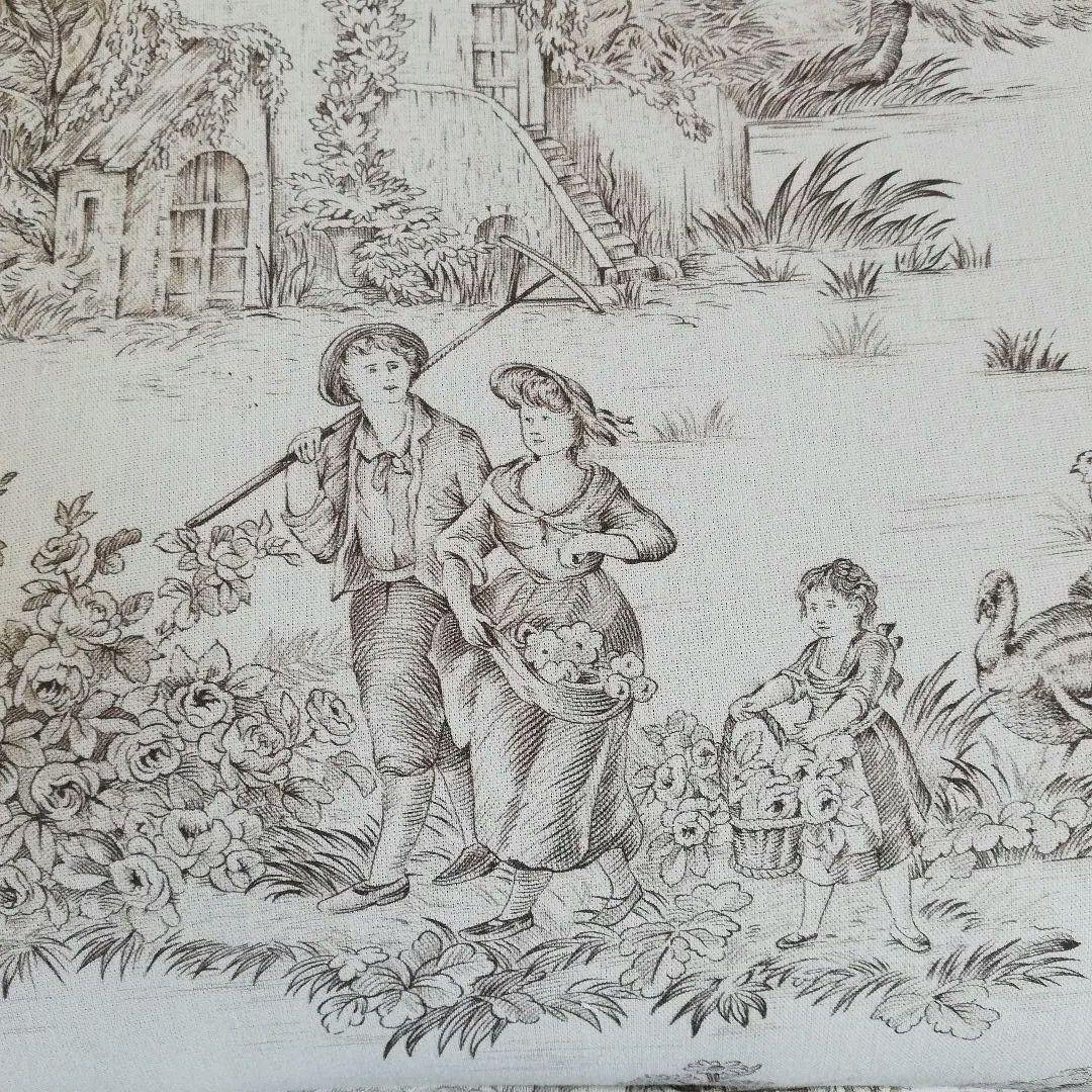 Melon様用◇【新品】フレンチインテリア アンティーク調2Pトワルドジュイ