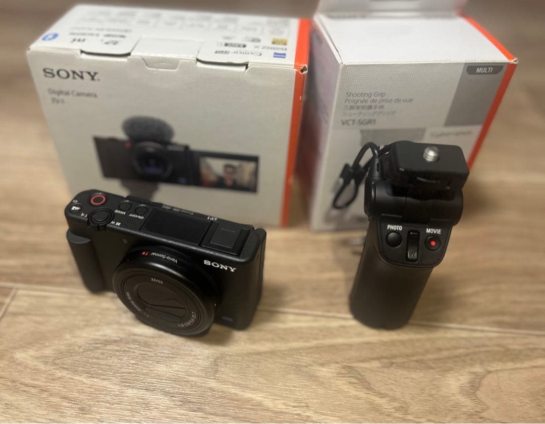 【yuuさん専用】SONY VLOGCAM ZV-1本体＋シューティンググ...