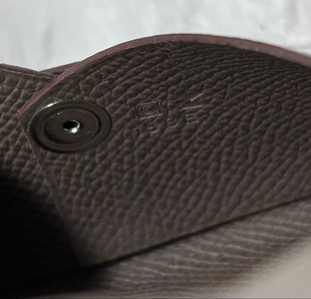 m.j. 　HERMES エルメス　カルヴィ エトゥープ カードケース