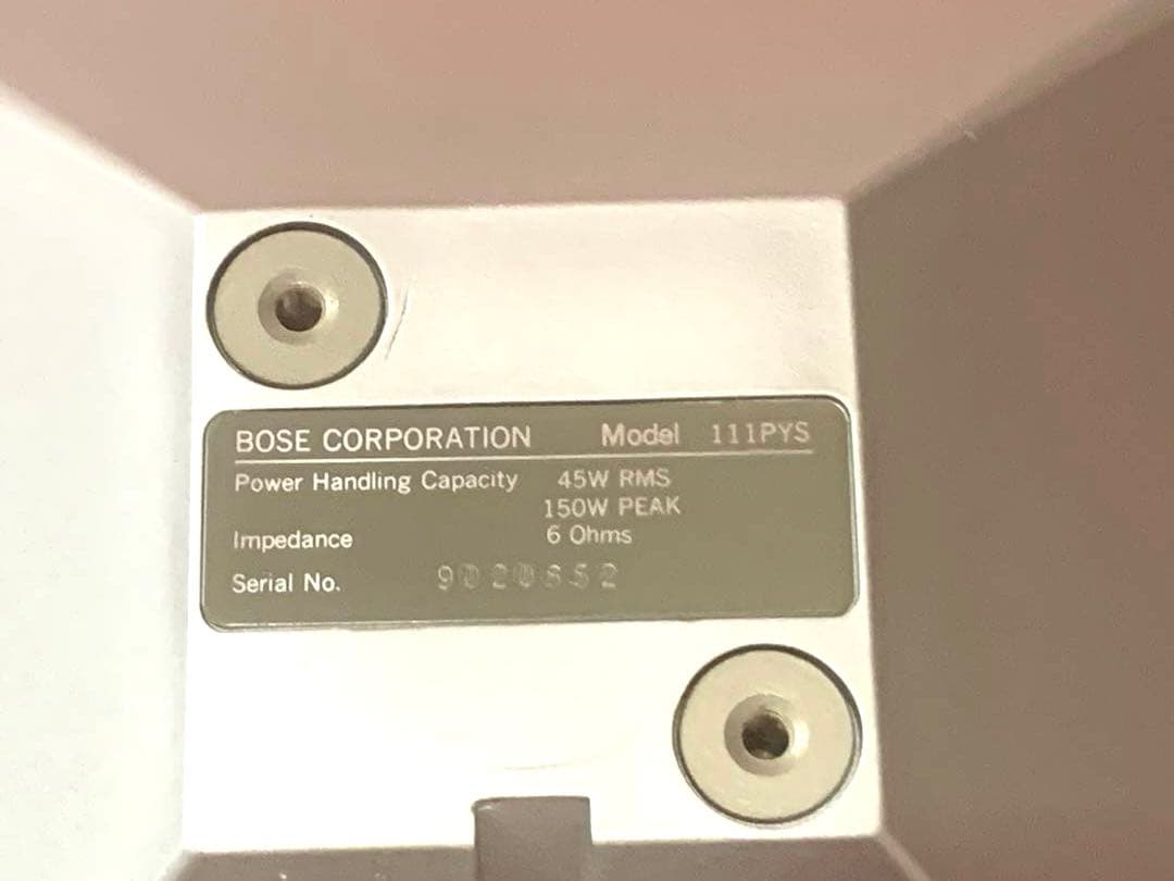 グッドデザイン賞❣️BOSE 111PYW スピーカー 2個セット ホワイト