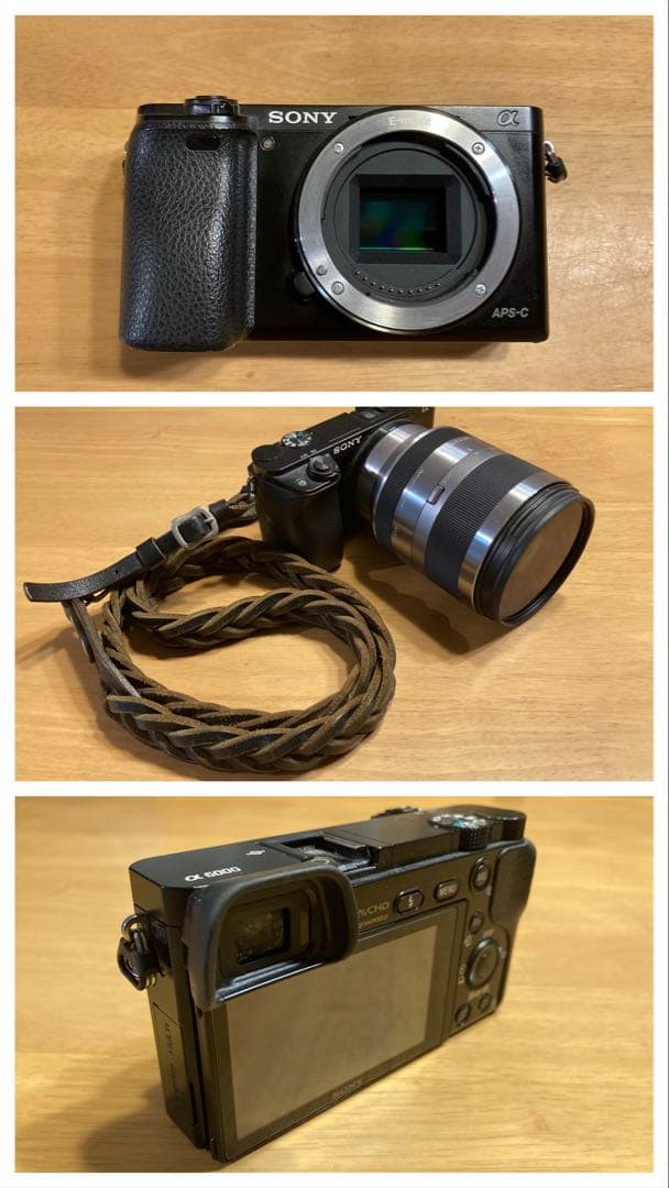 SONY αシリーズ ミラーレス一眼カメラ　α6000 ズームレンズ等満喫セット