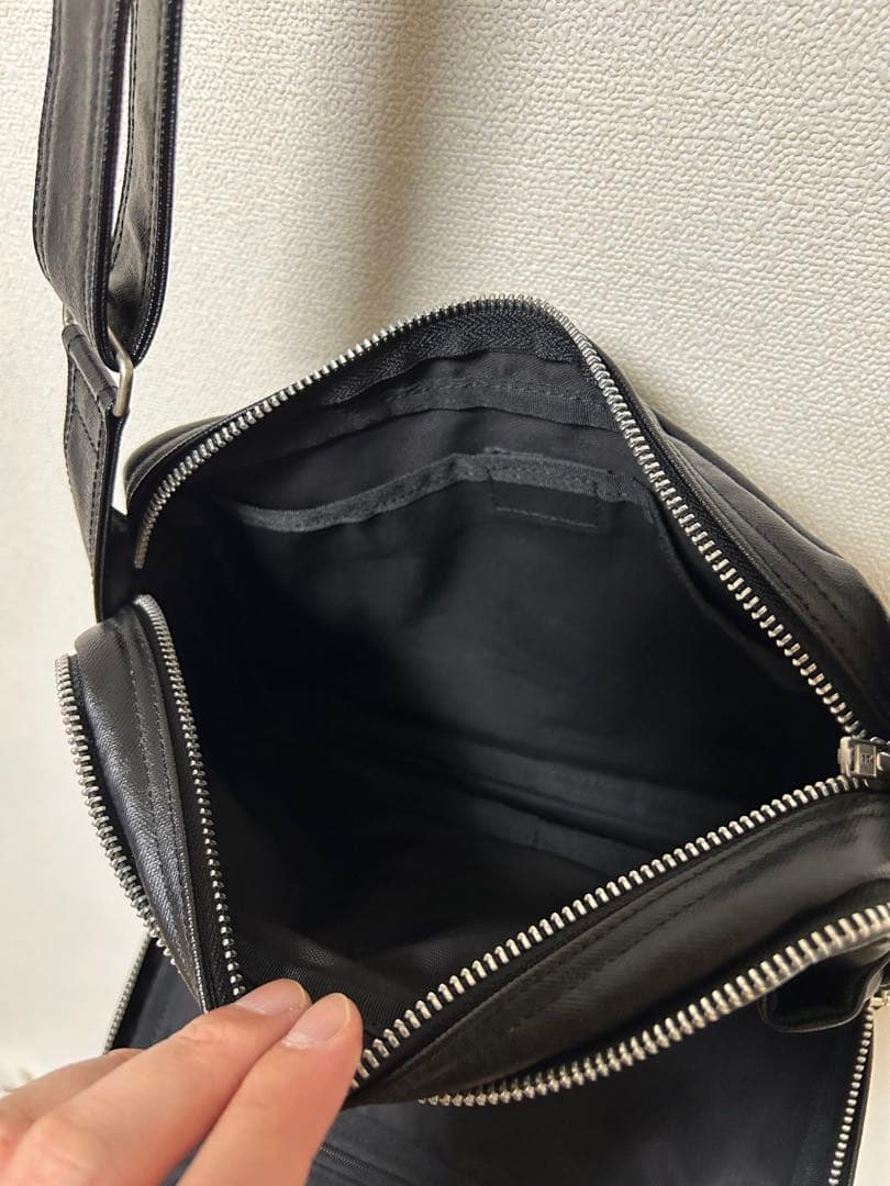 PORTER 黒 ショルダーバッグ　フリースタイル