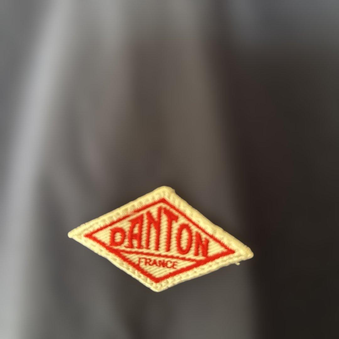 DANTON ノーカラージャケット ネイビー 38