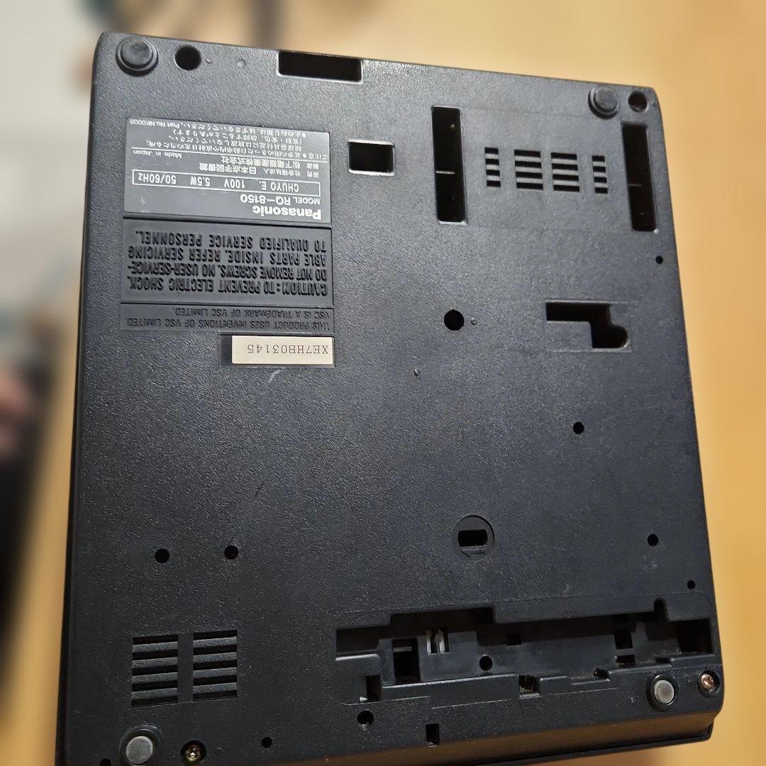 【ジャンク】Panasonic RQ-8150 盲人用テープレコーダー