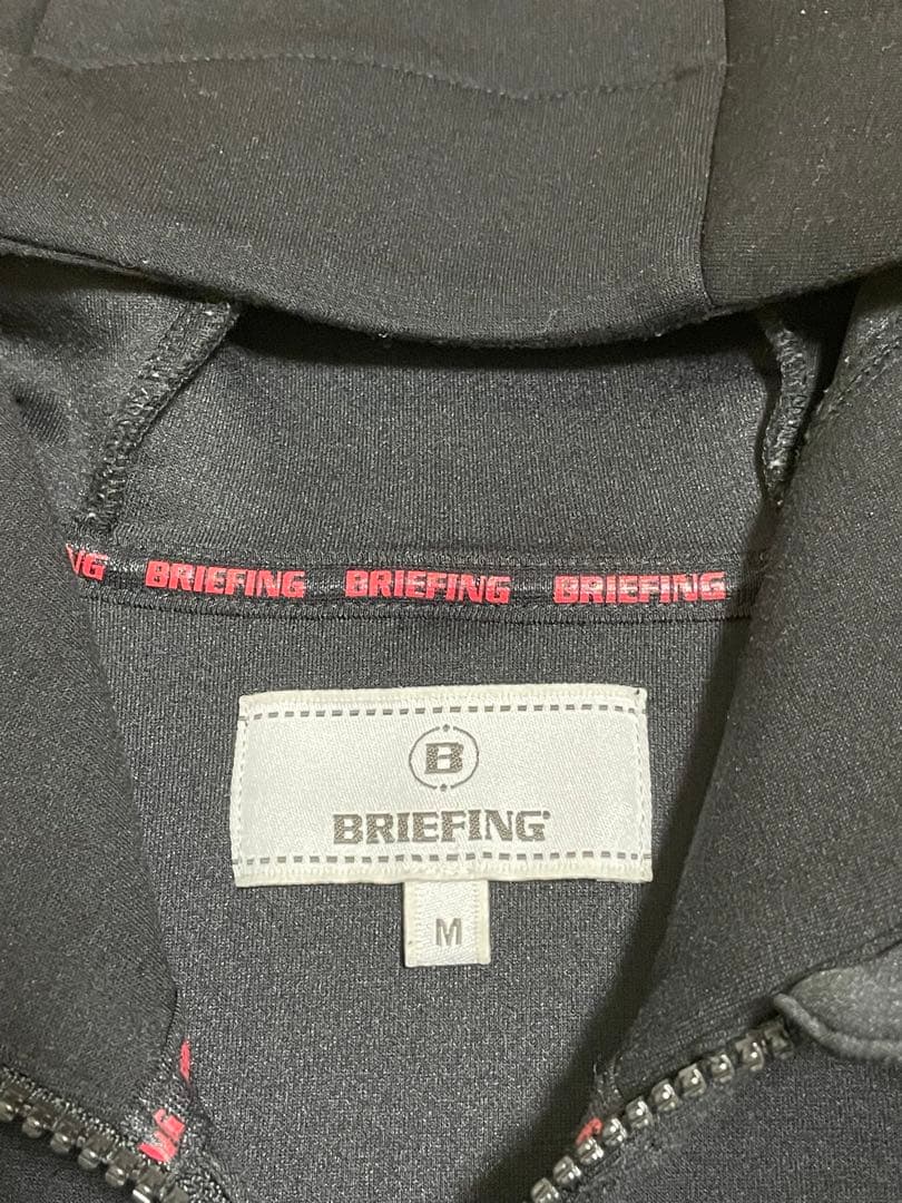 BRIEFING ブリーフィング 3D ロゴダブルジップパーカー Mサイズ