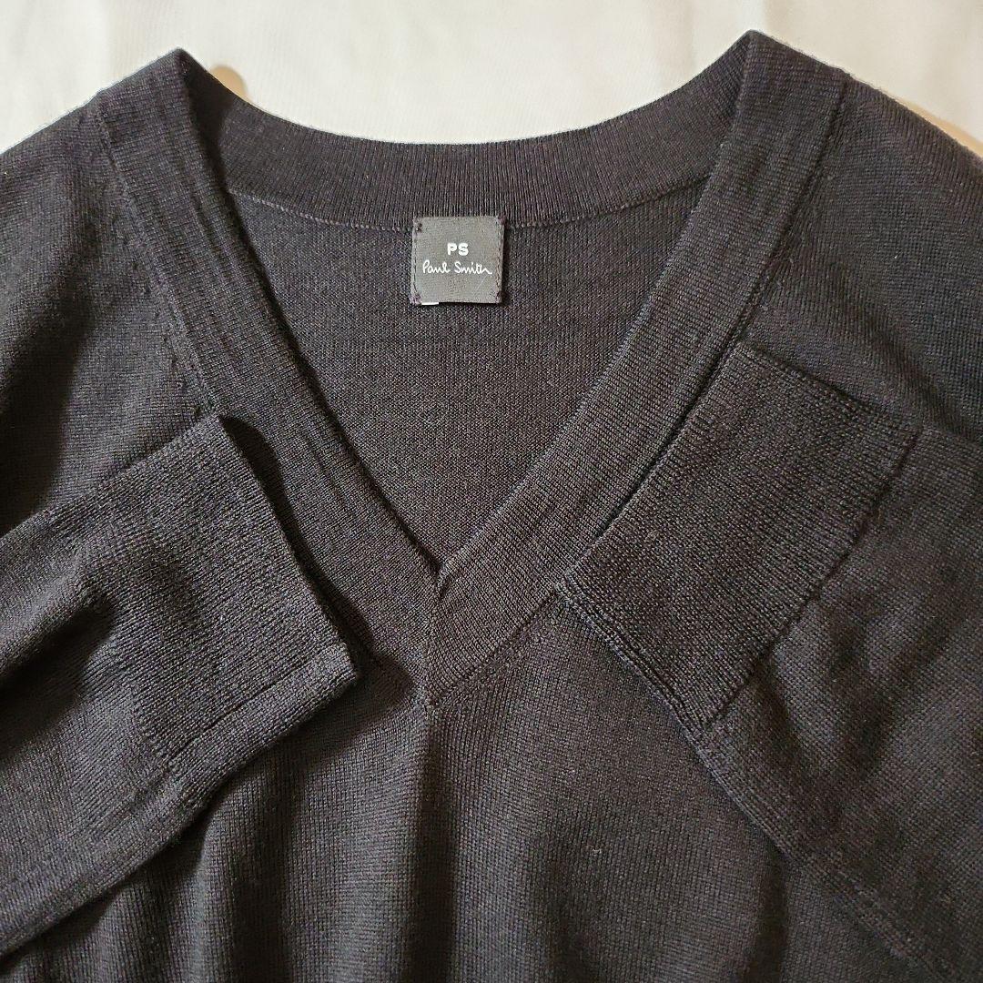 美品❤ポール・スミス ひざ丈ワンピース ✨ブラック×ペイズリー柄