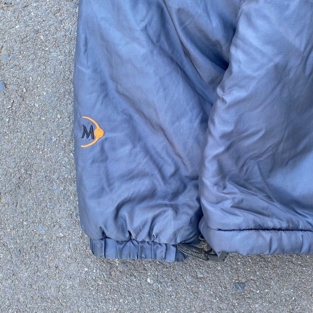 90s MOONSTONE ウルトラライトダウン パフジャケット ネイビー 中綿