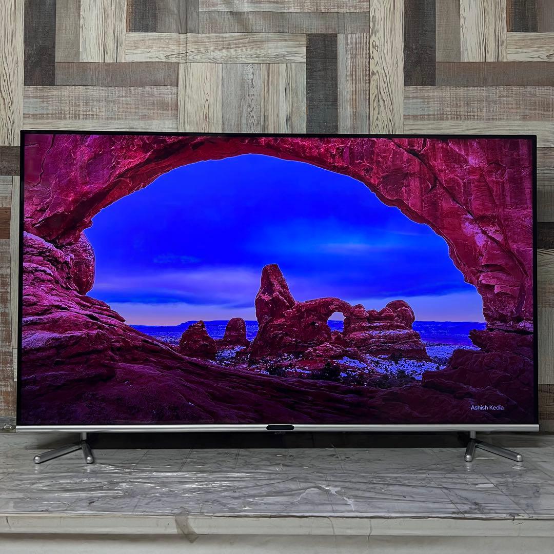 全国送料込❣️グリーンハウス50型4K液晶テレビ最新LSIベゼルレス新品リモ