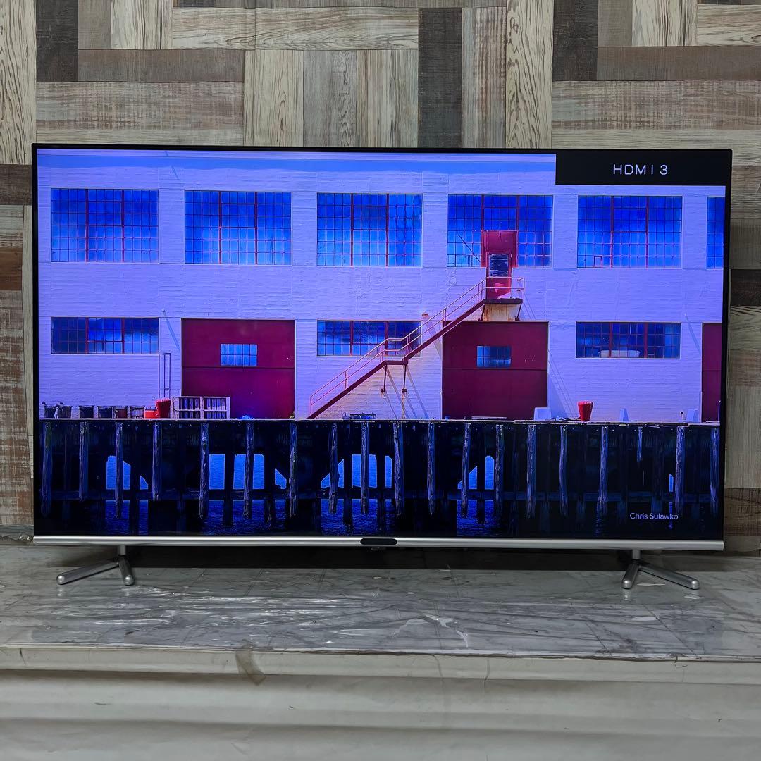 全国送料込❣️グリーンハウス50型4K液晶テレビ最新LSIベゼルレス新品リモ