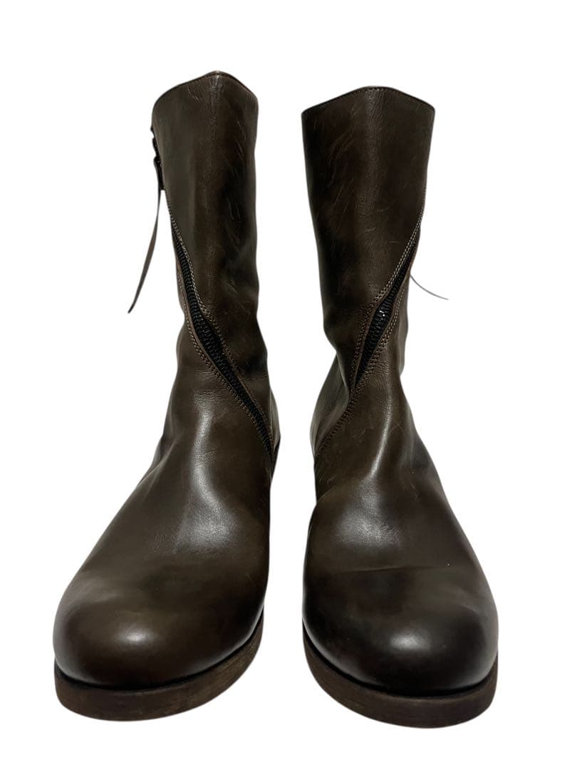 m.a+ エムエークロス シューズ スパイラルジップブーツ　37 レザー　革