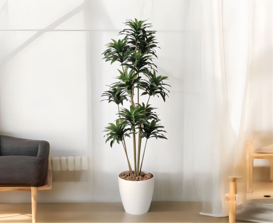 光触媒　人工観葉植物　フェイクグリーン　ドラセナコンパクタ1.6