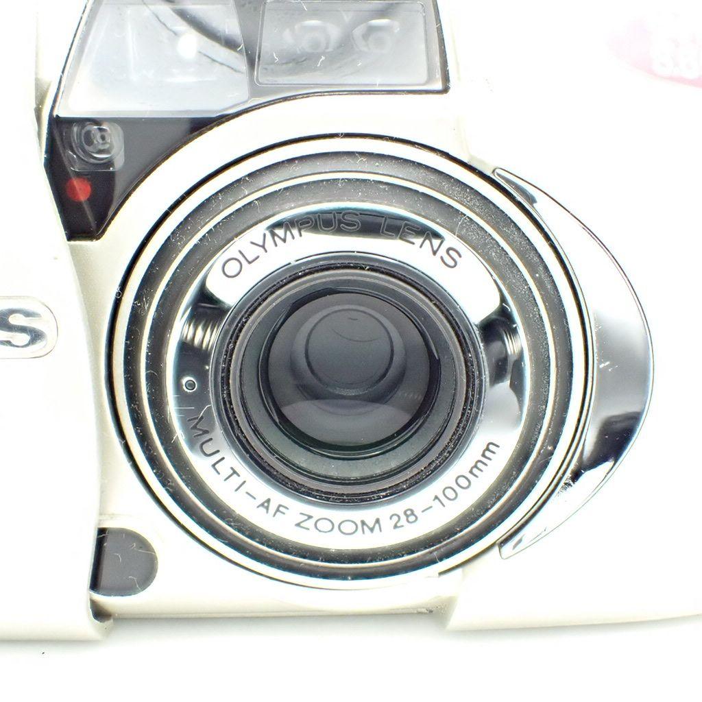 【撮影可能訳アリ品】OLYMPUS μ-Ⅲ WIDE 100 新品電池付き