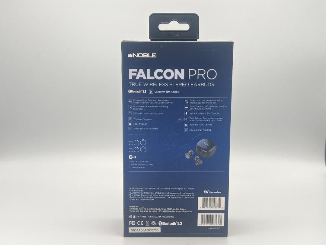 Noble audio FALCON PRO Black ワイヤレス イヤホン