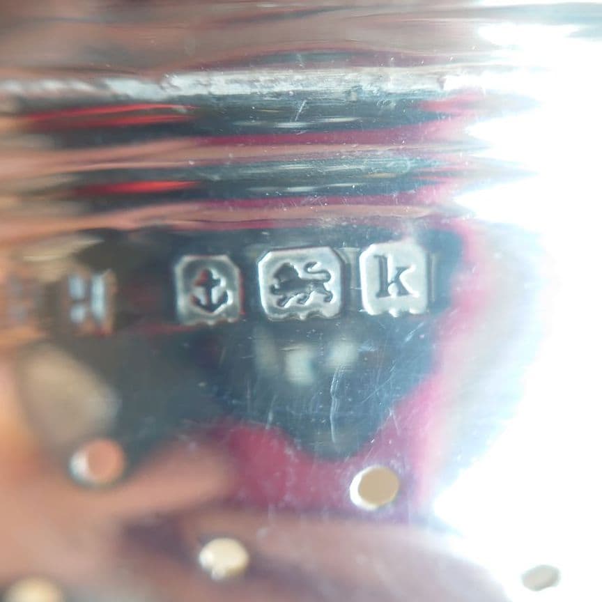 イギリス　アンティーク　ティーストレイナー　ティーストレーナー　茶こし　純銀