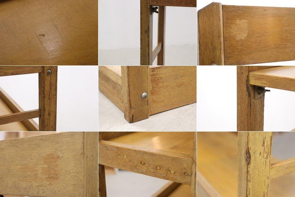 レトロ ラワン材 本棚 シェルフ 飾り棚 ラック 書庫 収納 ヴィンテ ージ