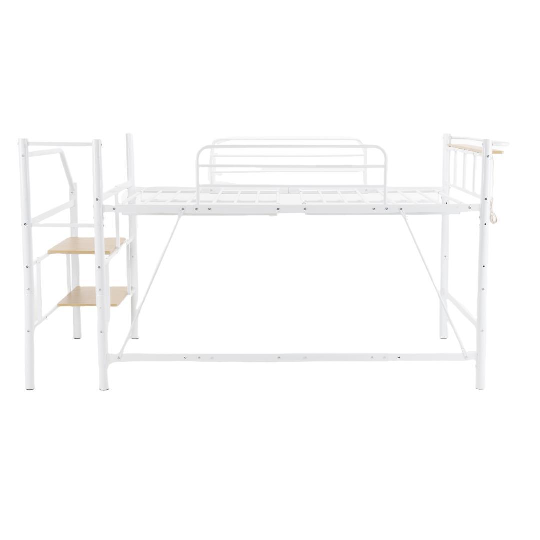 【パイプ床板・SDセミダブル】ロフトベッドパイプベッドセミダブル ロフトベッド