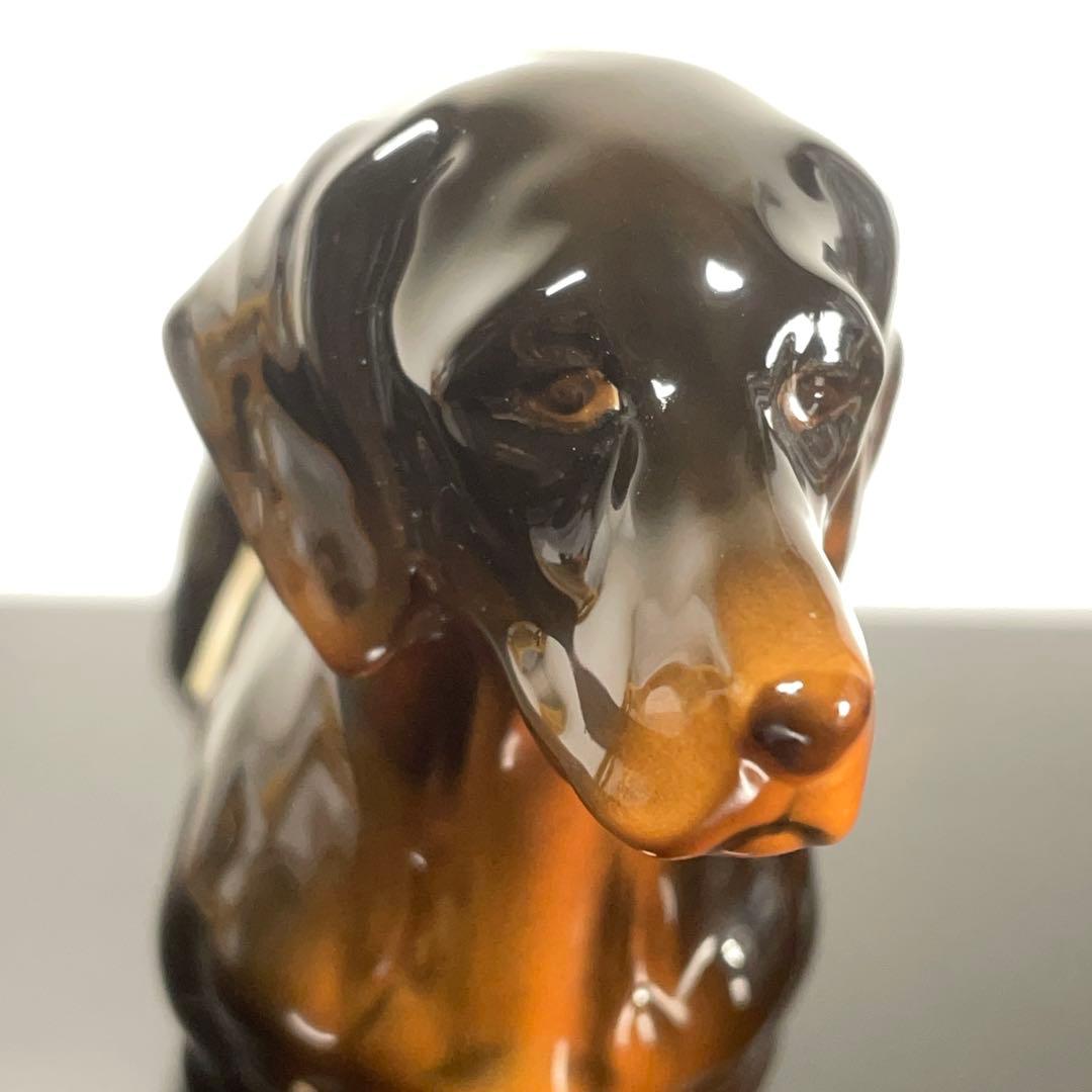 【美品・希少】加藤工芸 陶器製 犬の置物 4体セット KATO KOGEI