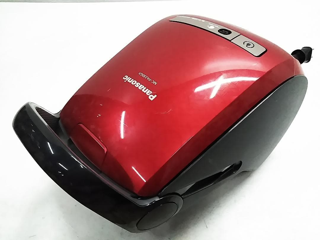 パナソニック高集じん 紙パック式掃除機 MC-PA330GX-R レッド ★