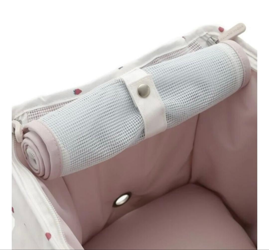 jelato pique ピンク いちご柄 キャリーバッグ ペット用 未使用