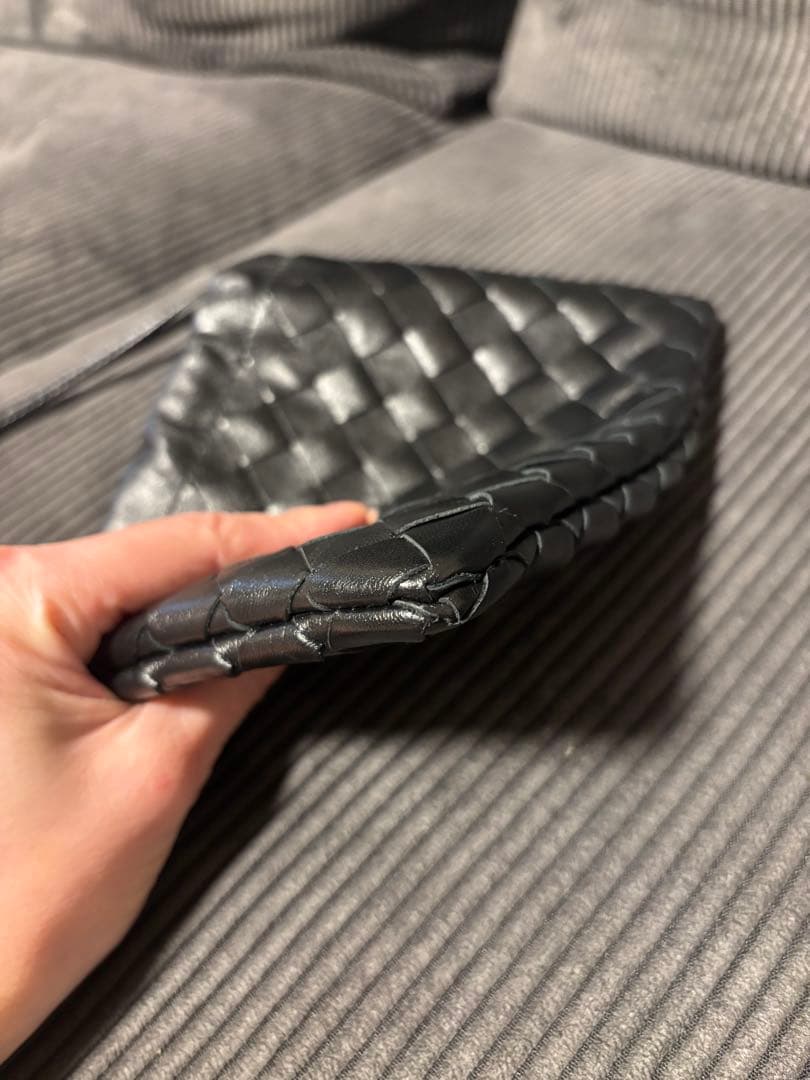 BOTTEGA VENETA スモールダストバッグ　ブラック　ショルダーバッグ