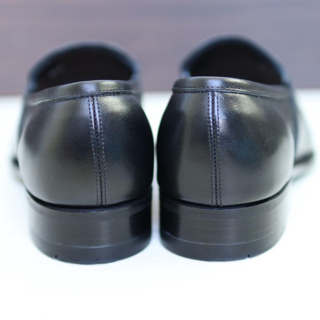 三陽山長 流也 6（24cm） 黒 着用数回の美中古 ローファー