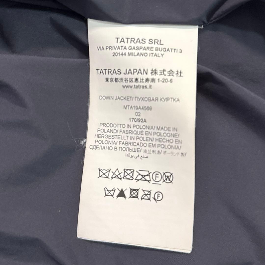 TATRAS タトラス　ダウンジャケット　GESSO ジェッソ　02 ブラック